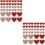 80 Pcs Scratch Off Stickers Valentine Heart Peel And Stick Labels 6