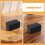 2Pcs Black Mini Metal Tin Storage Boxes with Lids for Tea Candy Craft 8