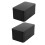 2Pcs Black Mini Metal Tin Storage Boxes with Lids for Tea Candy Craft 10