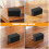 2Pcs Black Mini Metal Tin Storage Boxes with Lids for Tea Candy Craft 7