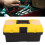 14in Plastic Tool Box with Locking Handle, 2 Layers, ABS Material 16