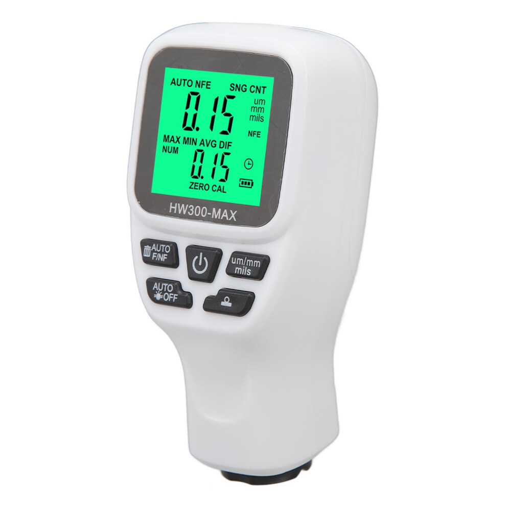 Portable 0-2000Um Metal Coating Thickness Gauge For Professional Use 7641352021614