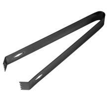 Ice Tong Stainless Steel 6.7 Inch Ice Bucket Tong With Teeth Sugar Tong Bar Tongs Tea Tongs Black Plating