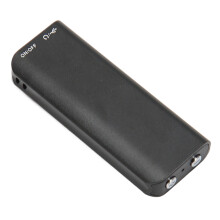 Mini Voice Recorder 16GB HD Noise Reduction MP3 WAV Recorder for Meetings & Classes