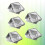 10 Pcs Matte Clear Empty Tin For Spices Candies Tea Gift Giving 10
