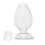 1Pc Glass Conical Storage Bottle With Stopper For Display And Samples 1