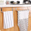 2 Pcs Stainless Steel Single-Bar Towel Hanger For Doors, 36cm 9