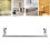 2 Pcs Stainless Steel Single-Bar Towel Hanger For Doors, 36cm 7