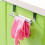 2 Pcs Stainless Steel Single-Bar Towel Hanger For Doors, 36cm 11