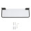 (Gris) Aluminum Acrylic Floating Shelf Black 1
