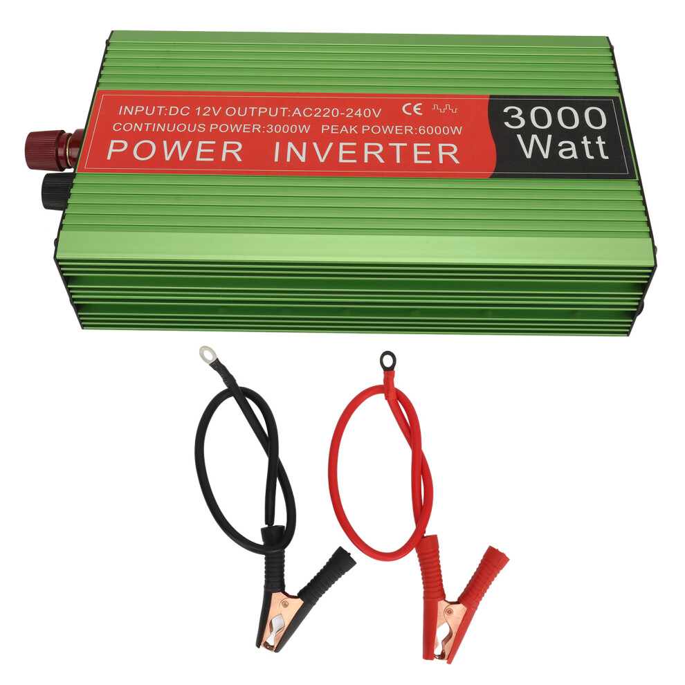 3000W Dual Power Inverter Dc12v To Ac110v With Indicator 609610736806