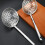 Stainless Steel Kitchen Strainer Spoon Skimmer Ladle With Long Handle 11
