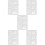 5Pcs New Year Painting Stencil Reusable DIY Craft Template 10