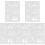 5Pcs New Year Painting Stencil Reusable DIY Craft Template 4