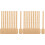 20 Pcs Wedding Hand Fan Handles Round Bride Fan Making Material 4