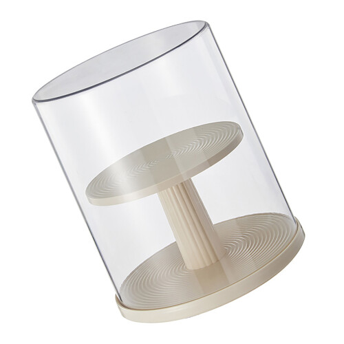 2 Tier Rotating Dust Proof Action Figure Display Case 2