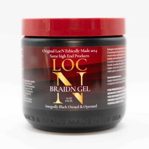 Loc N Braiding Gel 16oz / 448mL
