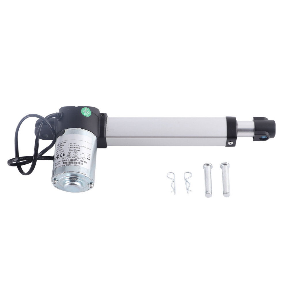 DC 24V 150mm Stroke Linear Actuator 4000N Load Weather Resistant