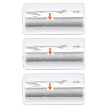 3 tinfolie voor nagels, nagellakverwijderaar, schraaptool