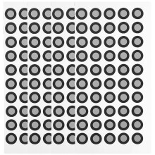 4 diffuse reflectie markers voor 3d-scanner referentiepunten
