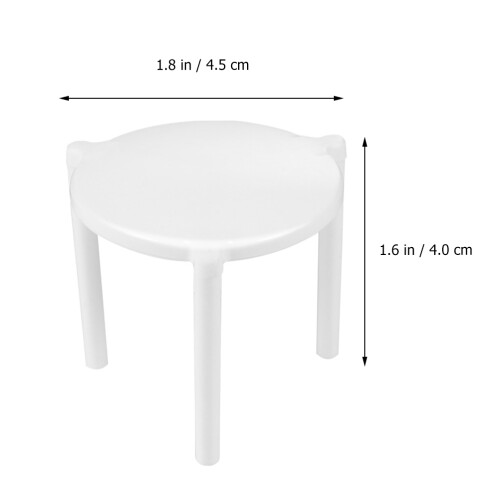200 stuks witte plastic pizzahouder stapelbaar turtle standaard 1