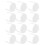 200 stuks witte plastic pizzahouder stapelbaar turtle standaard 1