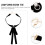 1 premium stropdas met parelsluiting, geschikt uniform 10