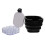 Lightweight Black Painting Brush Cleaning Bucket with Handle 2