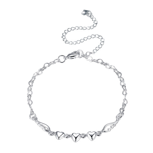 1Silberanker Fußkette Damen Schmuck Geschenk