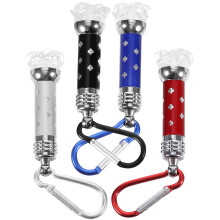 4St Draagbare Mini Zaklamp Aluminium Camping Licht Met Sleutelhanger