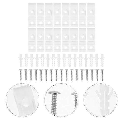 16Sets Verticale Roller Blinds P Clip Met Schroeven 2