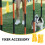 10 voetbal deurconnector clip hondentraining ring bevestiging 9