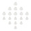 200Pcs White Disposable Silicone Tattoos Ink Cups for Pigment Storage 8