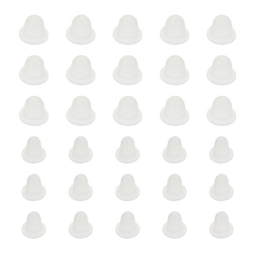 200Pcs White Disposable Silicone Tattoos Ink Cups for Pigment Storage 2