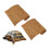 2Pièces Animal En Fibre De Antiparasitaire Marron 4