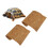 2Pièces Animal En Fibre De Antiparasitaire Marron 7