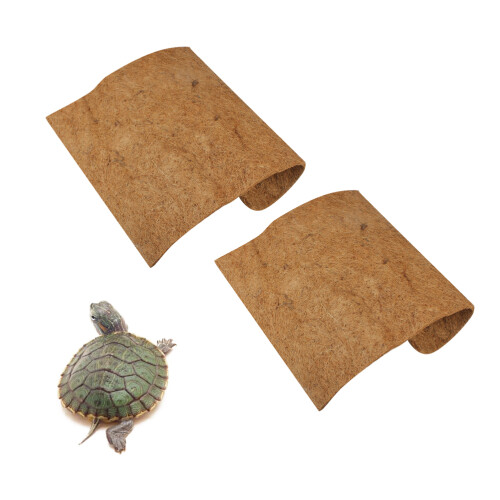 2Pièces Animal En Fibre De Antiparasitaire Marron