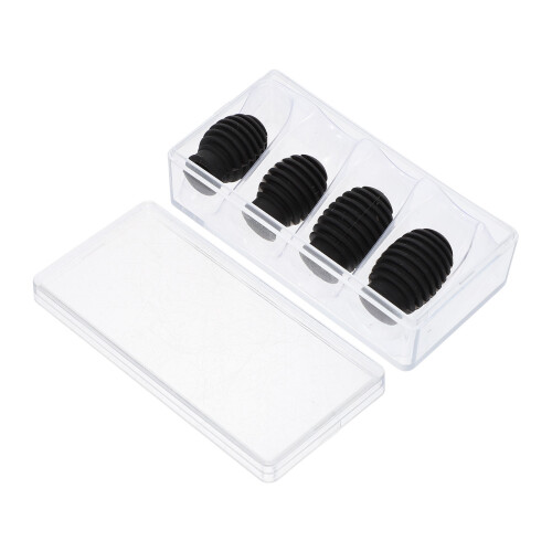 1 set siliconen drumstokcovers, geluiddempers voor oefenen 2
