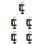 5Pcs Adjustable Clamp Nail Art Practice Finger For Manicure Training 7