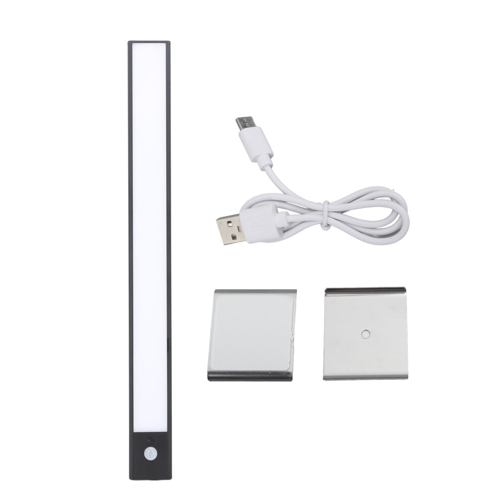 (Silver) Rechargeable Led Under Cabinet Light Magnetic Motion Sensor Black 609610739562