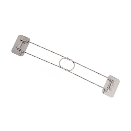 RV Corner Storage Bar Stainless Steel Adjustable Rod with Hook 2
