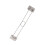 RV Corner Storage Bar Stainless Steel Adjustable Rod with Hook 4
