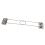 RV Corner Storage Bar Stainless Steel Adjustable Rod with Hook 2