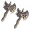 2St Unieke Retro Messing Sleutelhanger Hangers DIY 1