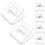 12 Pcs Wall Pee Pad Holder Dog Training Pad Clip Transparent Adhesive 1