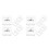 12 Pcs Wall Pee Pad Holder Dog Training Pad Clip Transparent Adhesive 9