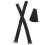 6 Pcs Adjustable Knee Boots Straps With Hook And Loop Fastener 1