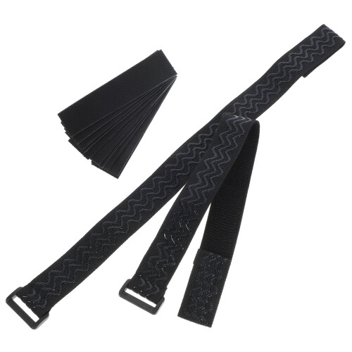 6 Pcs Adjustable Knee Boots Straps With Hook And Loop Fastener 1