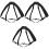 3 Pcs Comfortable Djembe Shoulder Strap For Musical Instruments 3