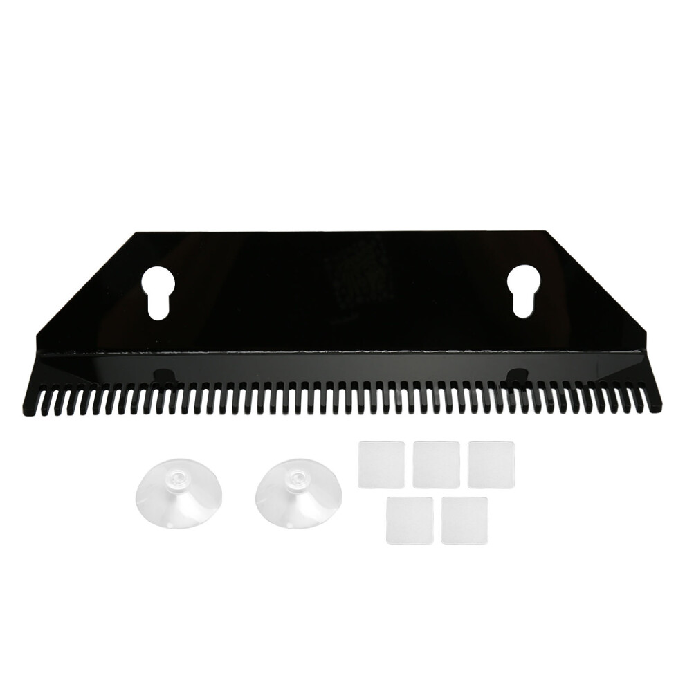 (Black) Hair Extension Holder Suction Cup Acrylic Wig Storage Stand
